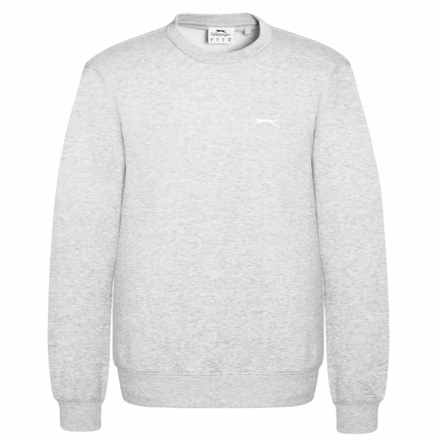 Slazenger Mens Fleece Crew Neck Sweatshirt