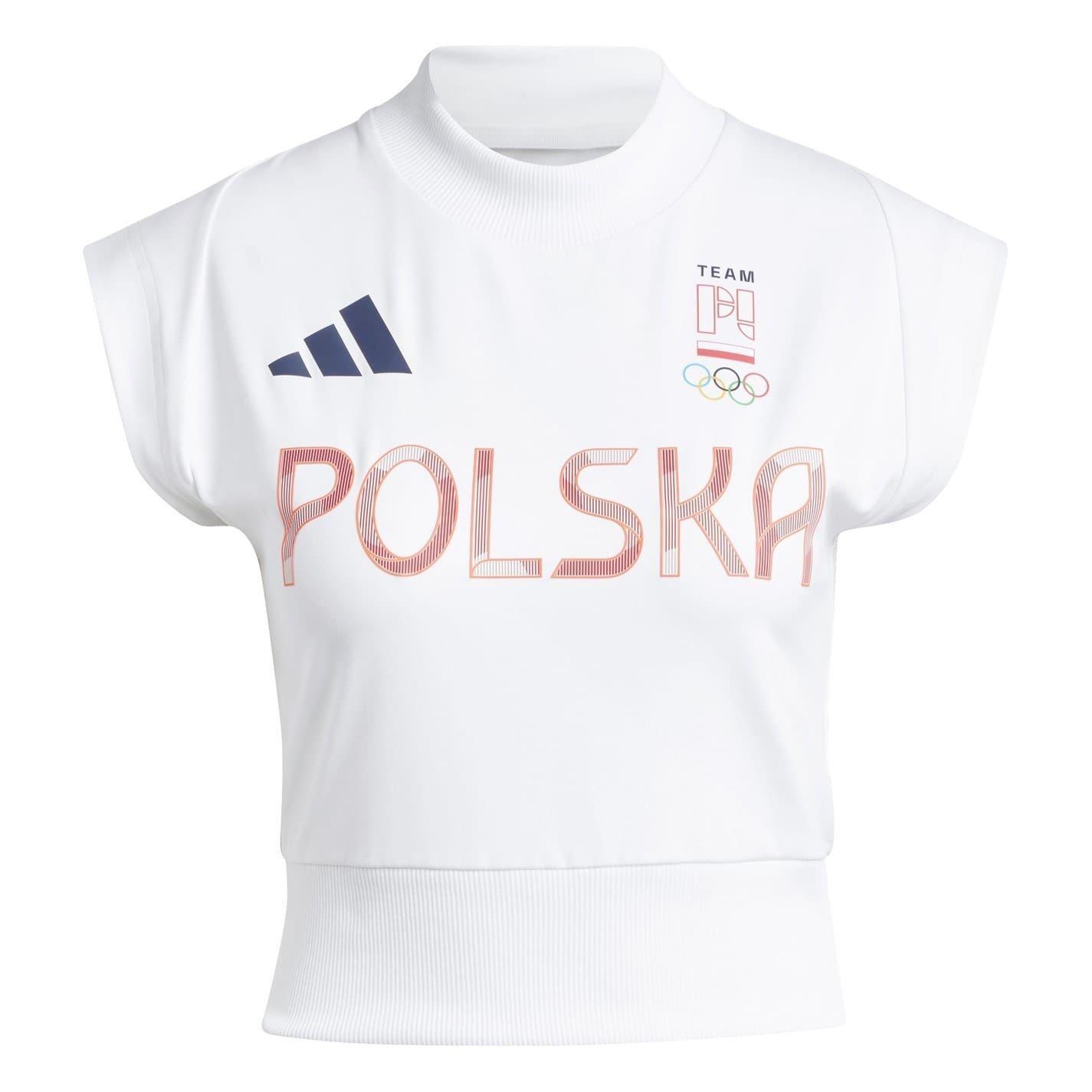 Adidas Womens/Ladies Olympic Poland T-Shirt