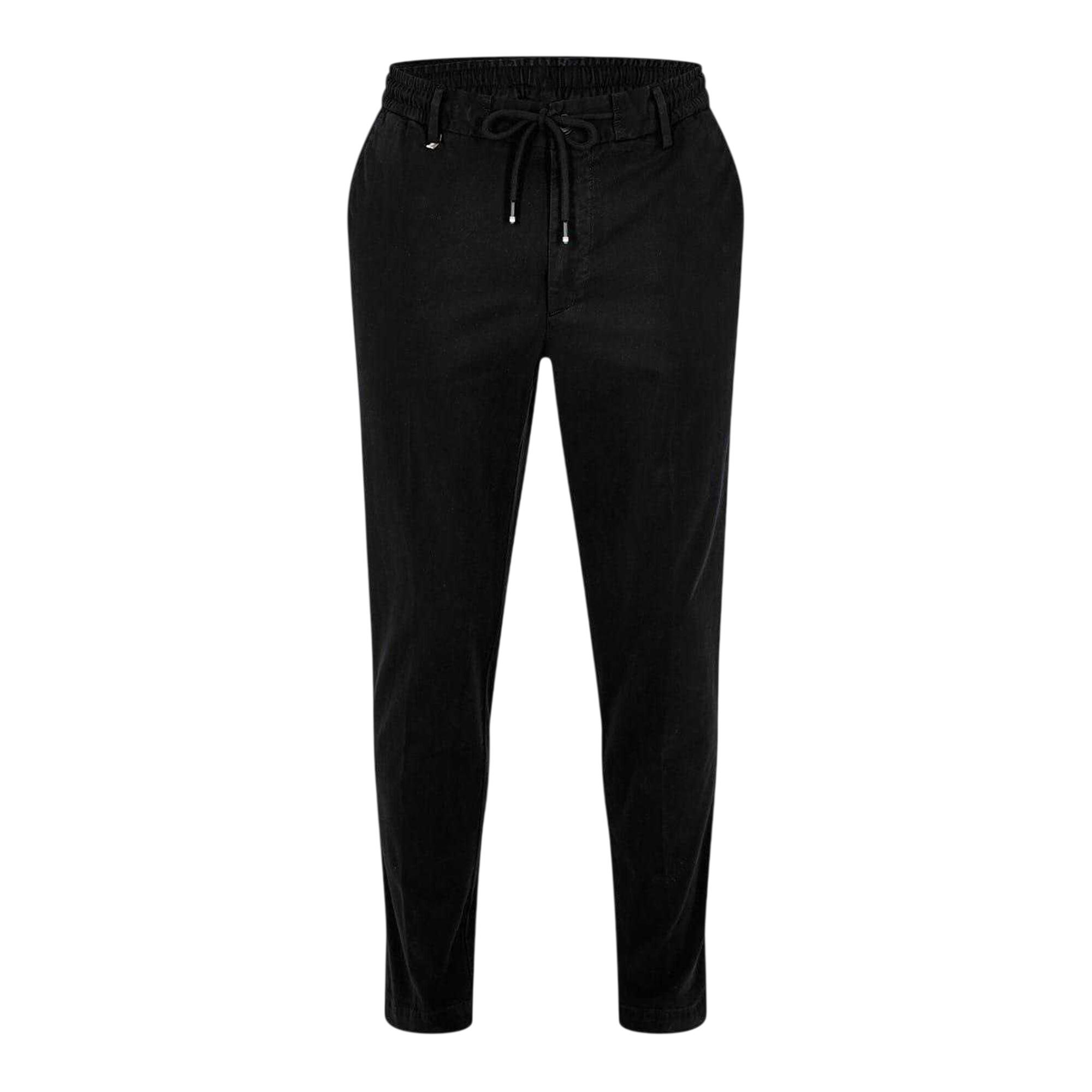 Boss Mens Cotton Blend Slim Trousers