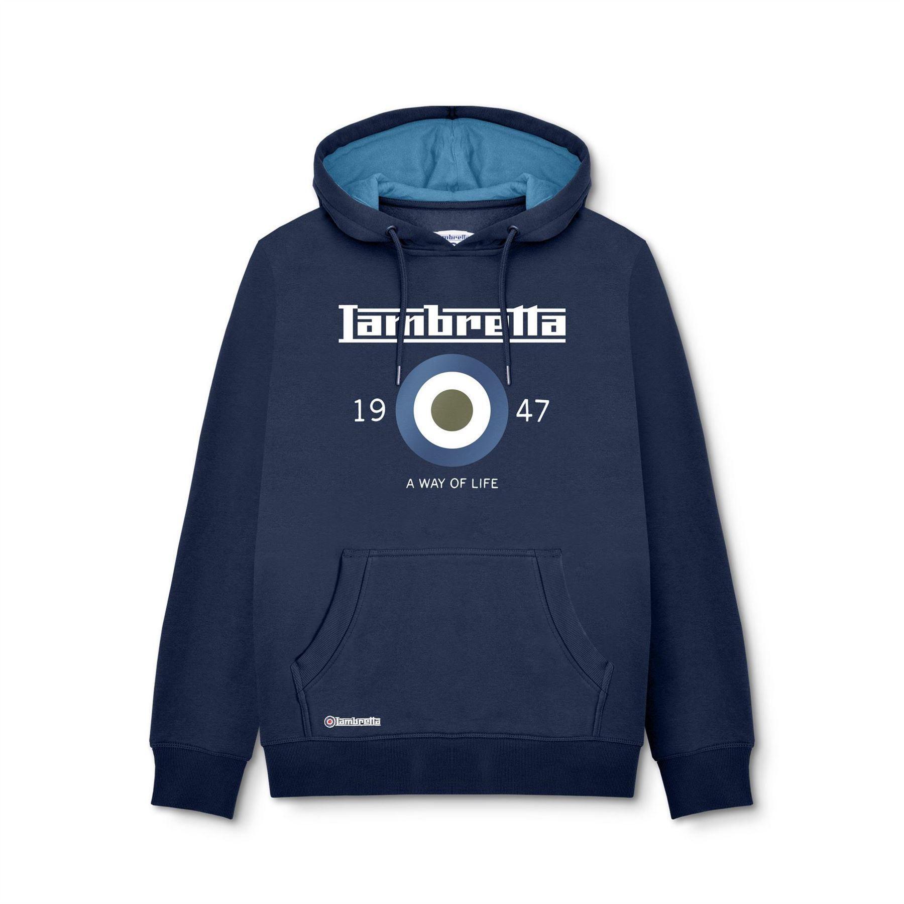 Lambretta Unisex Adult Target Hoodie
