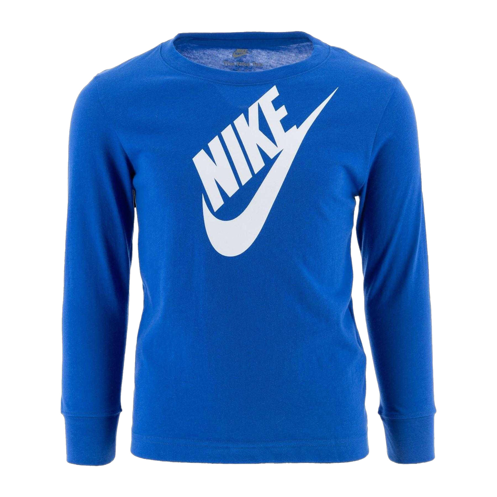 Nike Childrens/Kids Futura Oversized Logo Long-Sleeved T-Shirt