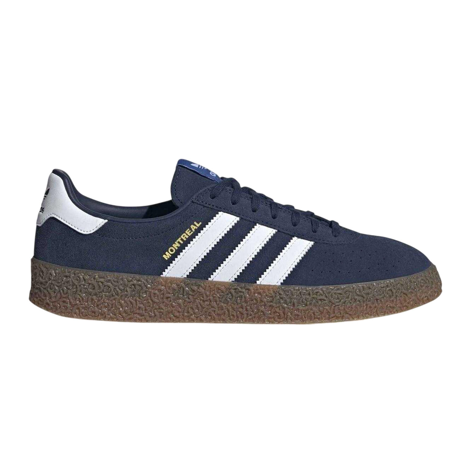 Adidas Mens Originals Montreal 3 Stripes Suede Trainers