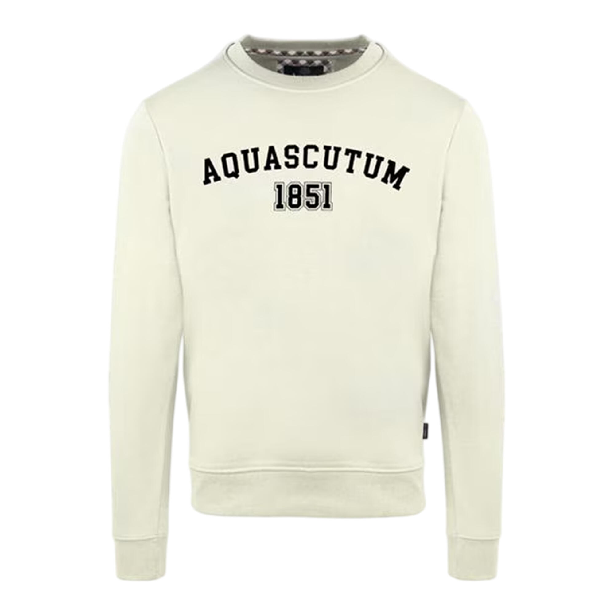 Aquascutum Mens Arched Logo Sweatshirt