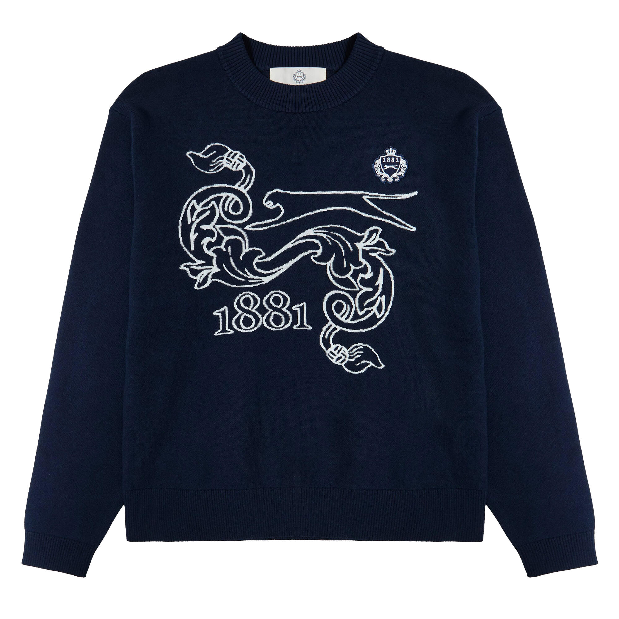 Slazenger Mens Embroidered Logo Crew Neck Casual Sweatshirt