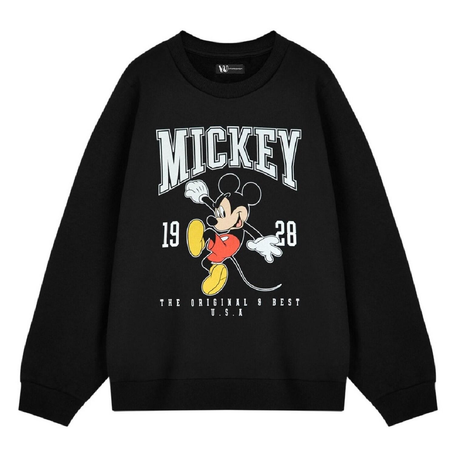 Disney Childrens/Kids Mickey Mouse Running Crew Neck Sweatshirt