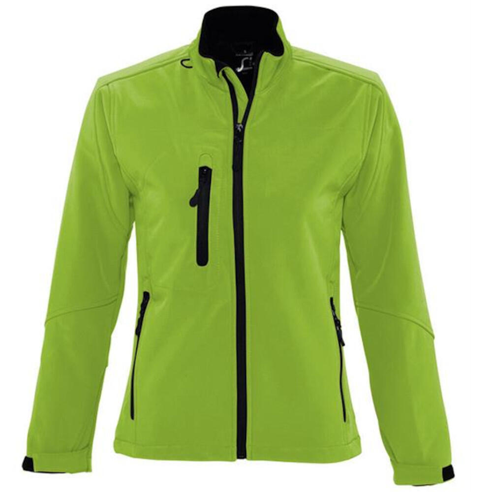 SOL'S Womens/Ladies Roxy Soft Shell Jacket (Breathable, Windproof And Water Resistant)
