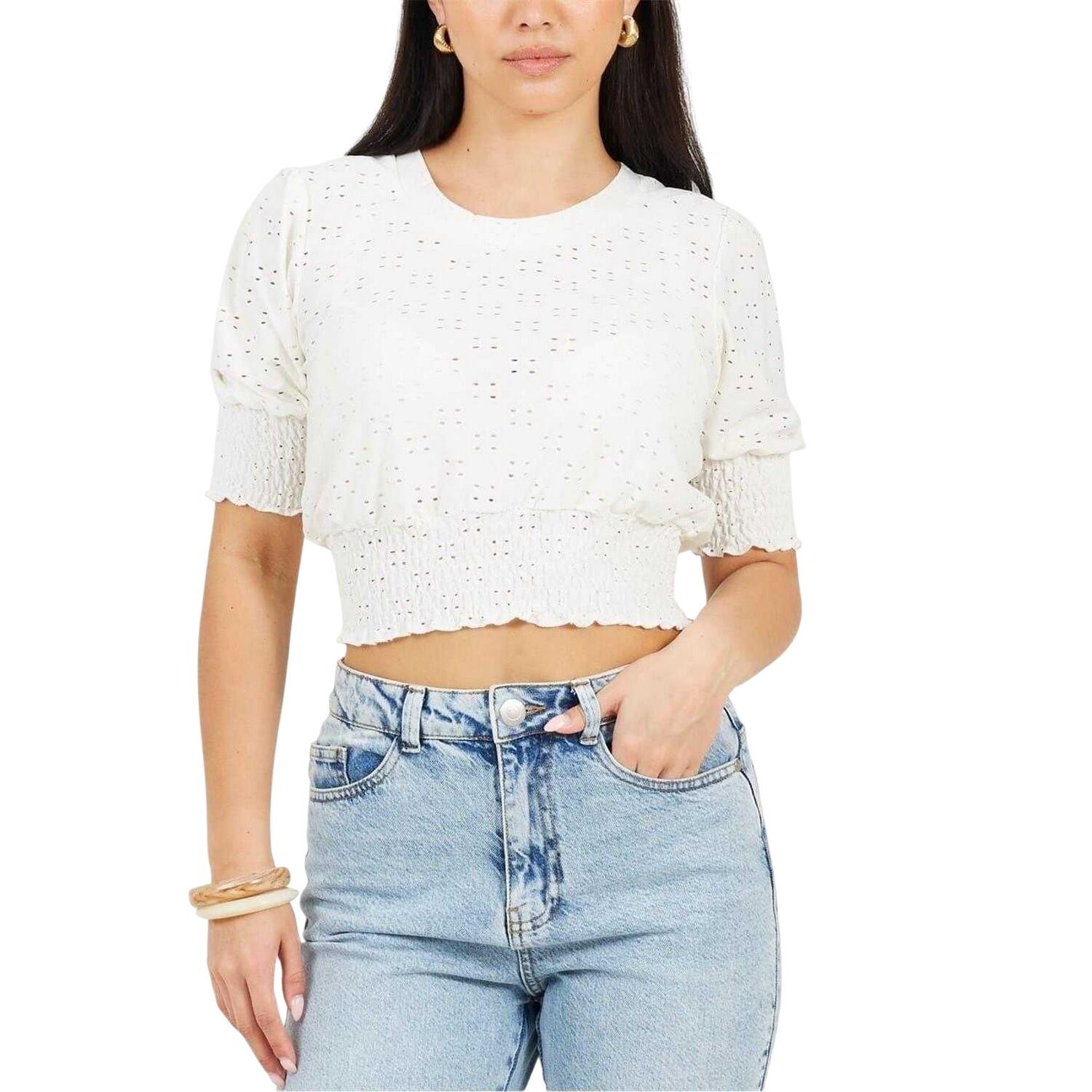 Brave Soul Womens/Ladies Shirred Top