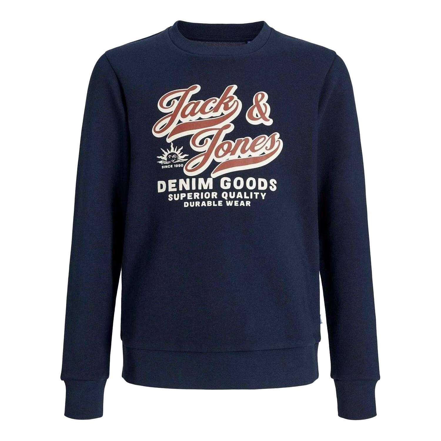 Jack And Jones Childrens/Kids Logo Crew Neck Sweatshirt