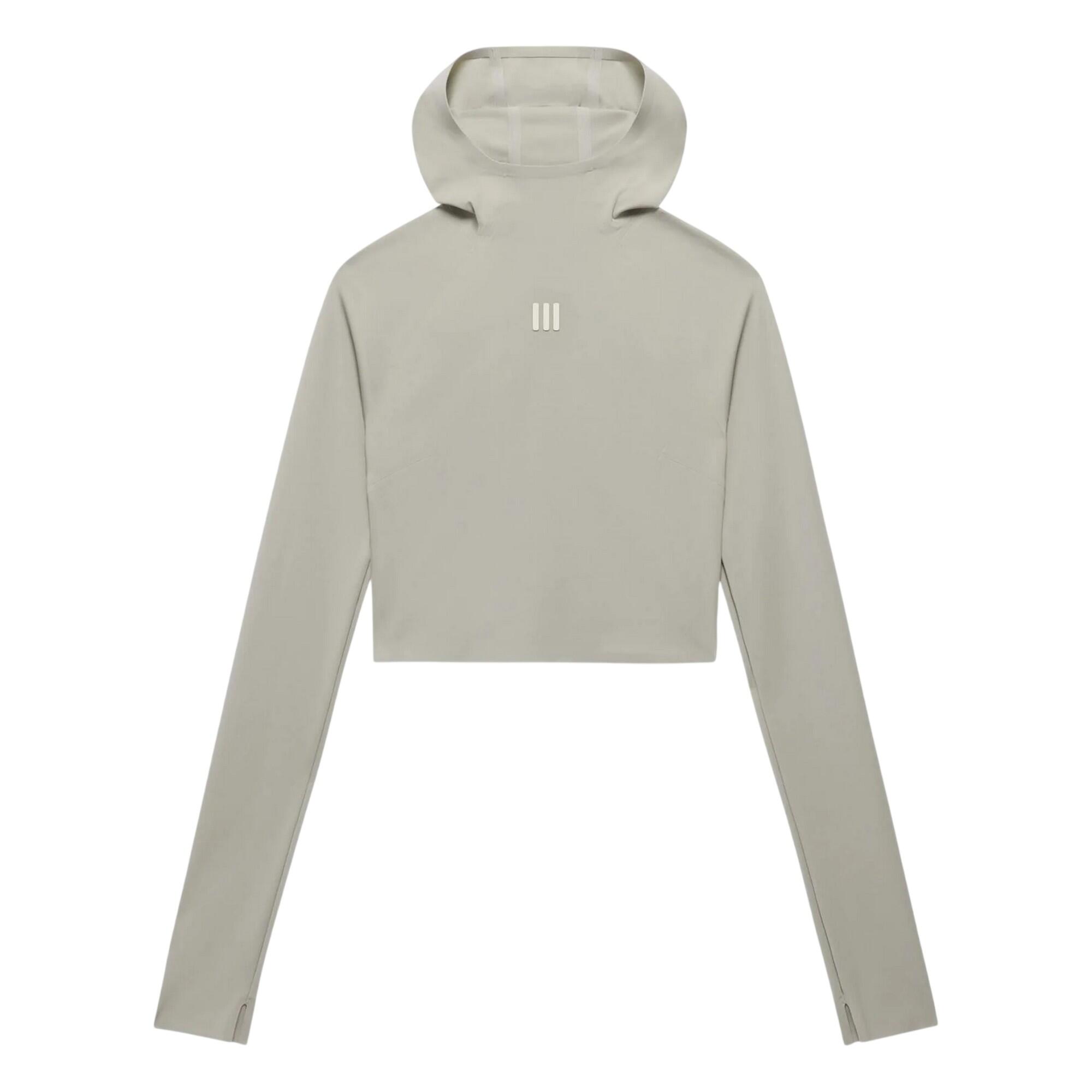 Adidas Womens/Ladies Ath Logo Crop Hoodie