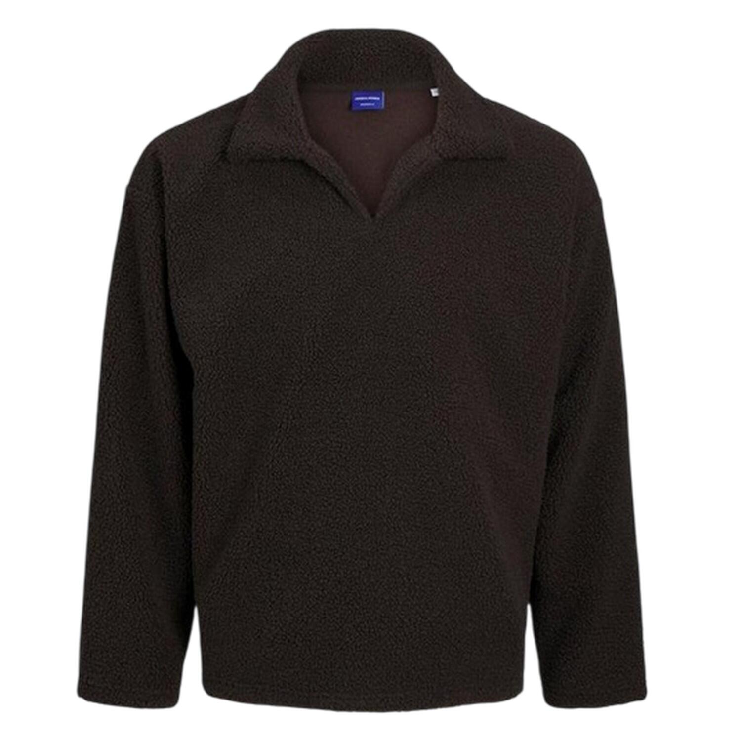Jack And Jones Mens Teddy Fleece Long-Sleeved Sweatshirt