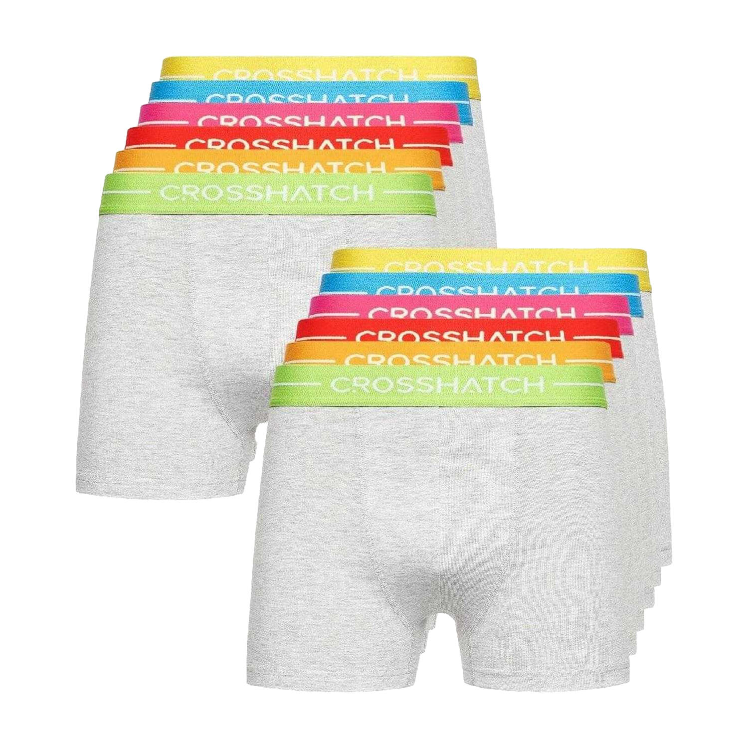 Crosshatch Mens Astral Boxer Shorts (Pack of 12)