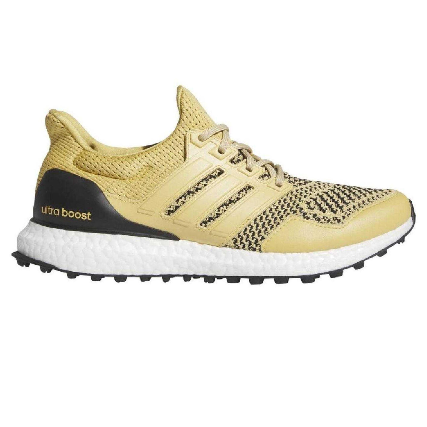 Adidas Mens Ultraboost Leather Water Resistant Golf Shoes