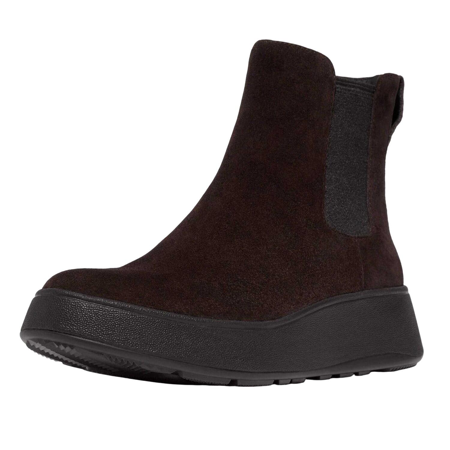 Fit Flop Womens/Ladies F-Mode Suede Flatform Chelsea Boots