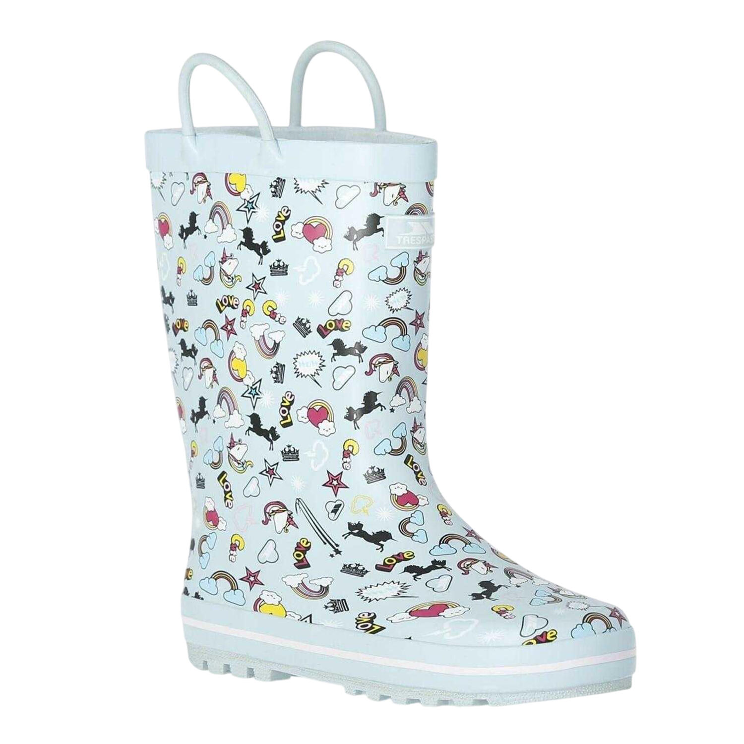 Trespass Childrens/Kids Starryton Unicorn Wellington Boots