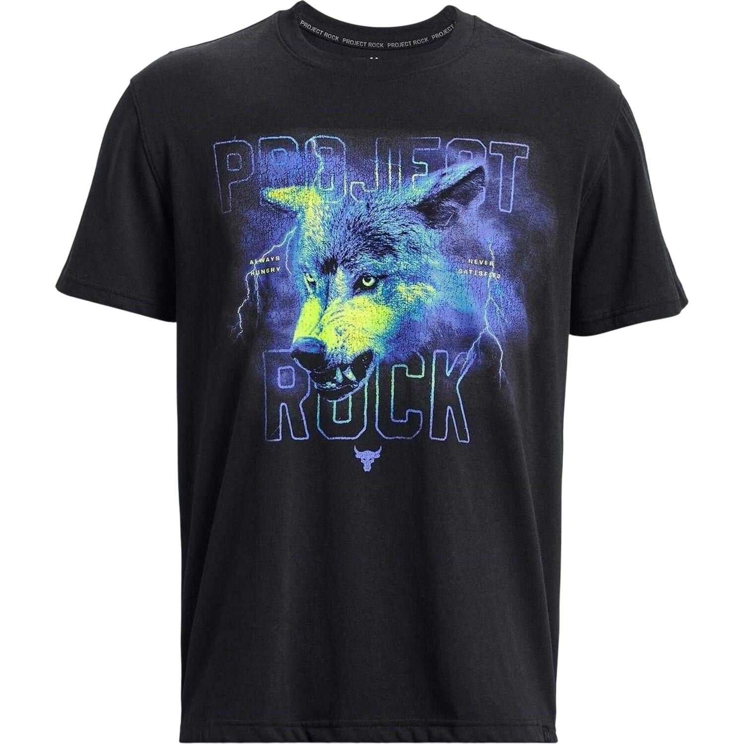 Under Armour Mens Project Rock Wolf Heavyweight T-Shirt