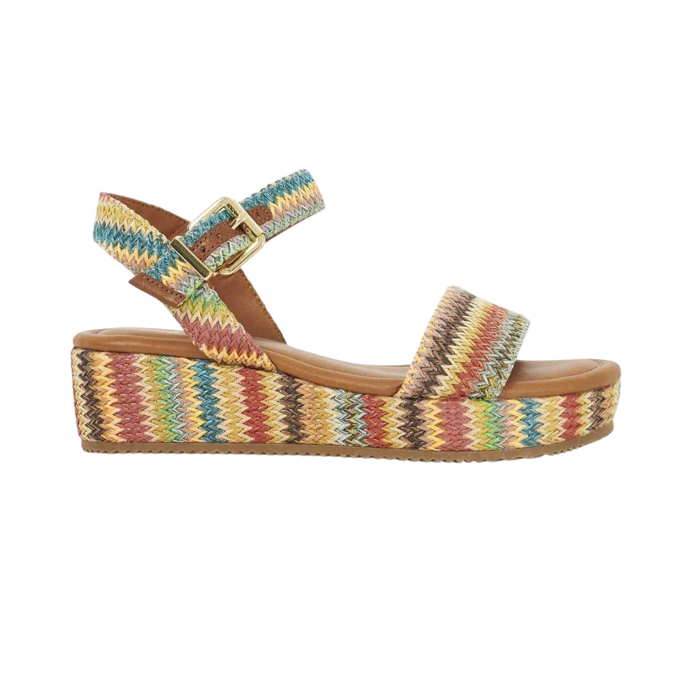 Dune London Womens/Ladies Chevron Flatform Sandals