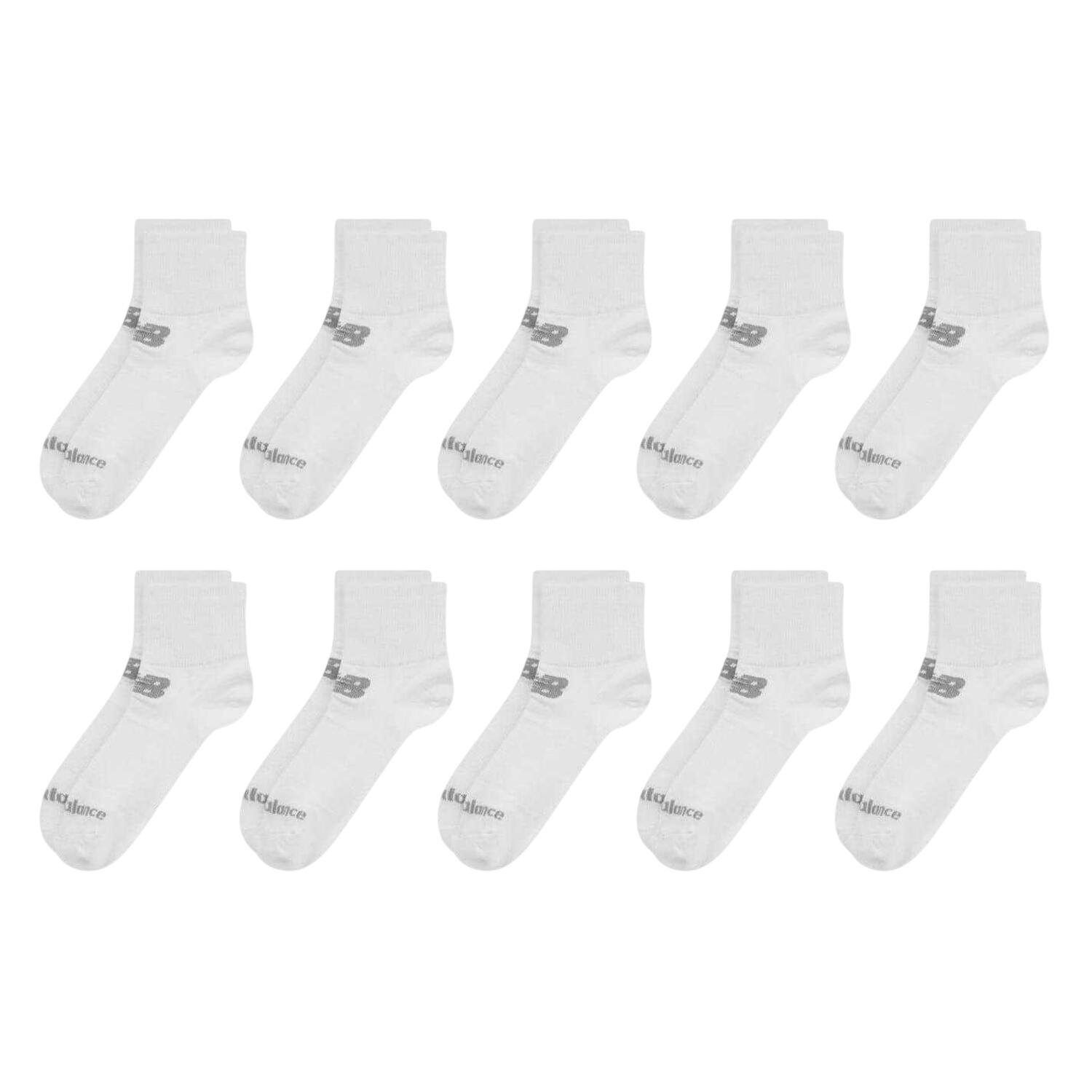 New Balance Unisex Adult Ankle Socks (Pack of 10)