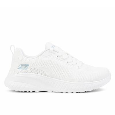 Skechers dames bobs squad chaos face off sneakers wit