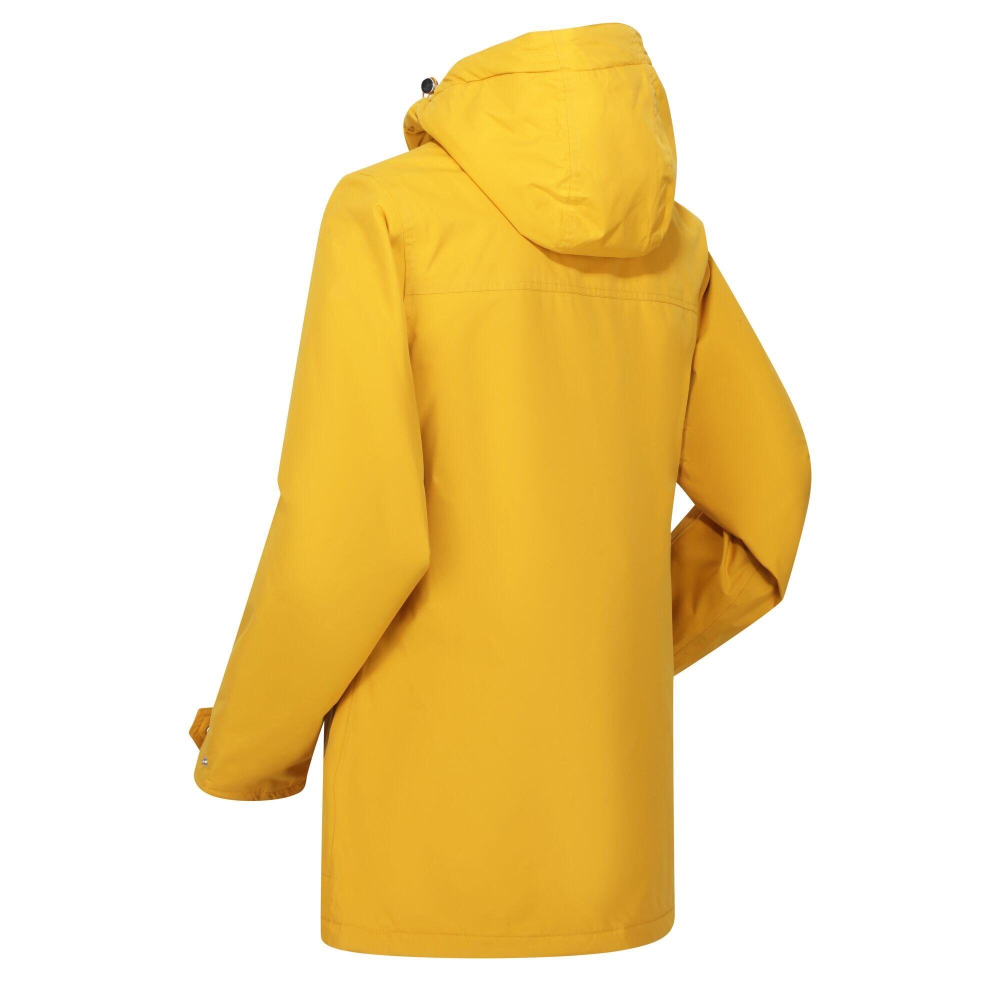 Womens/Ladies Bergonia II Hooded Waterproof Jacket (Mustard Seed) 2/5
