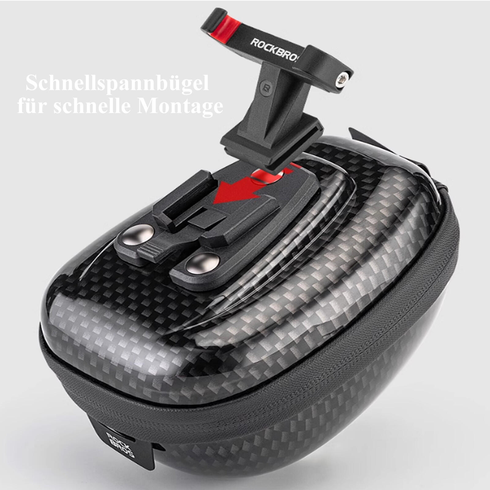 ROCKBROS MINI Ultraleicht Satteltasche Wasserabweisend Fahrradtasche 3/7