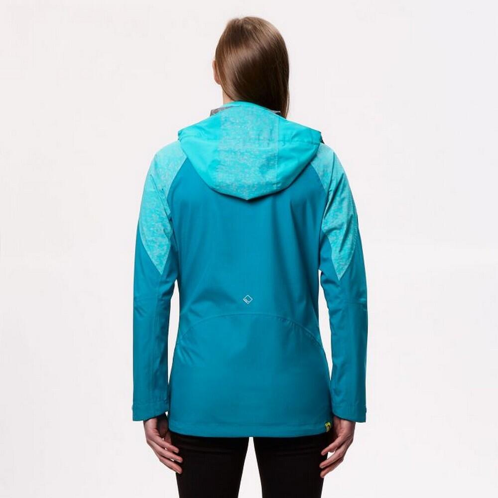 Women's CARLETTA III waterproof jacket (Turquoise)