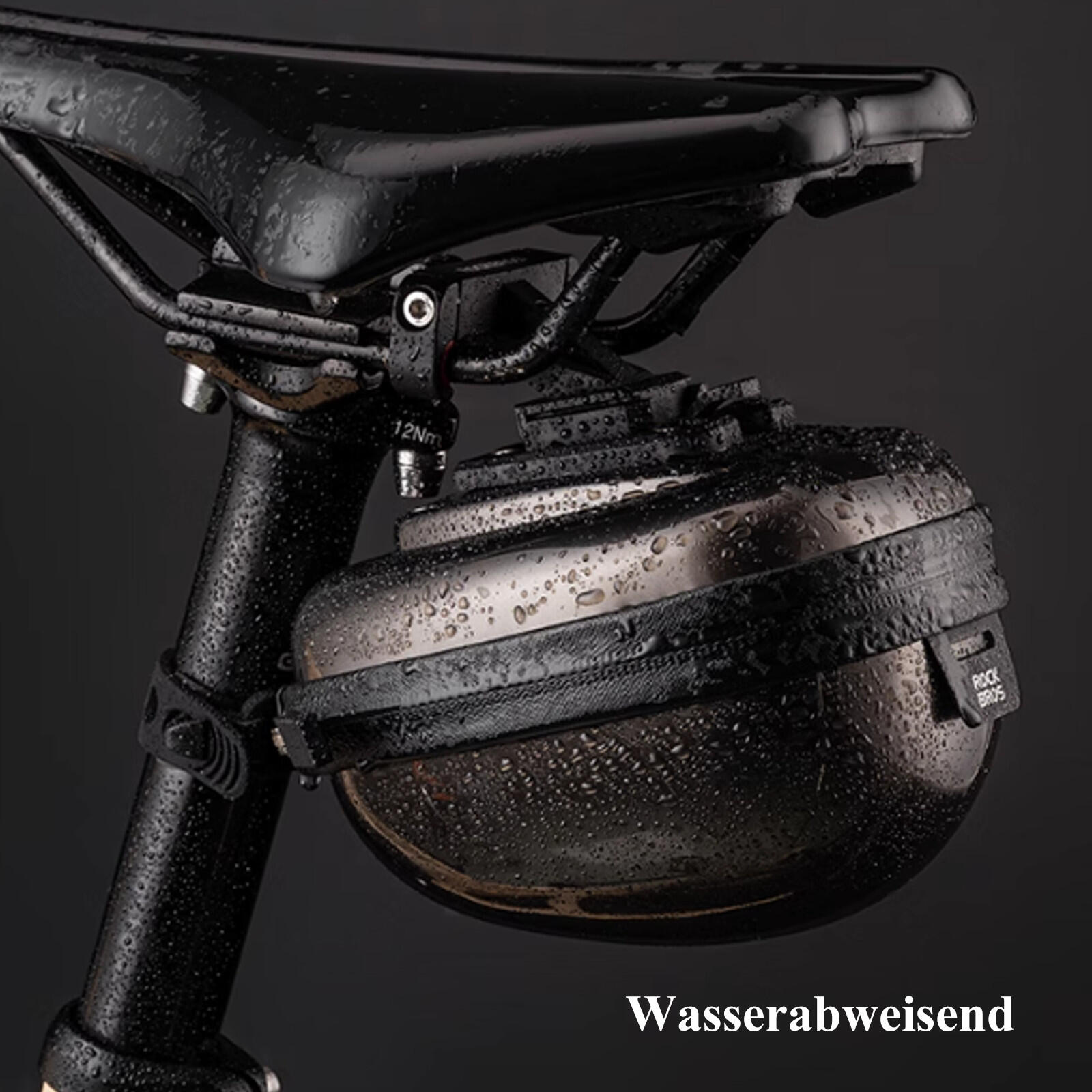 ROCKBROS MINI Ultraleicht Satteltasche Wasserabweisend Fahrradtasche 4/7