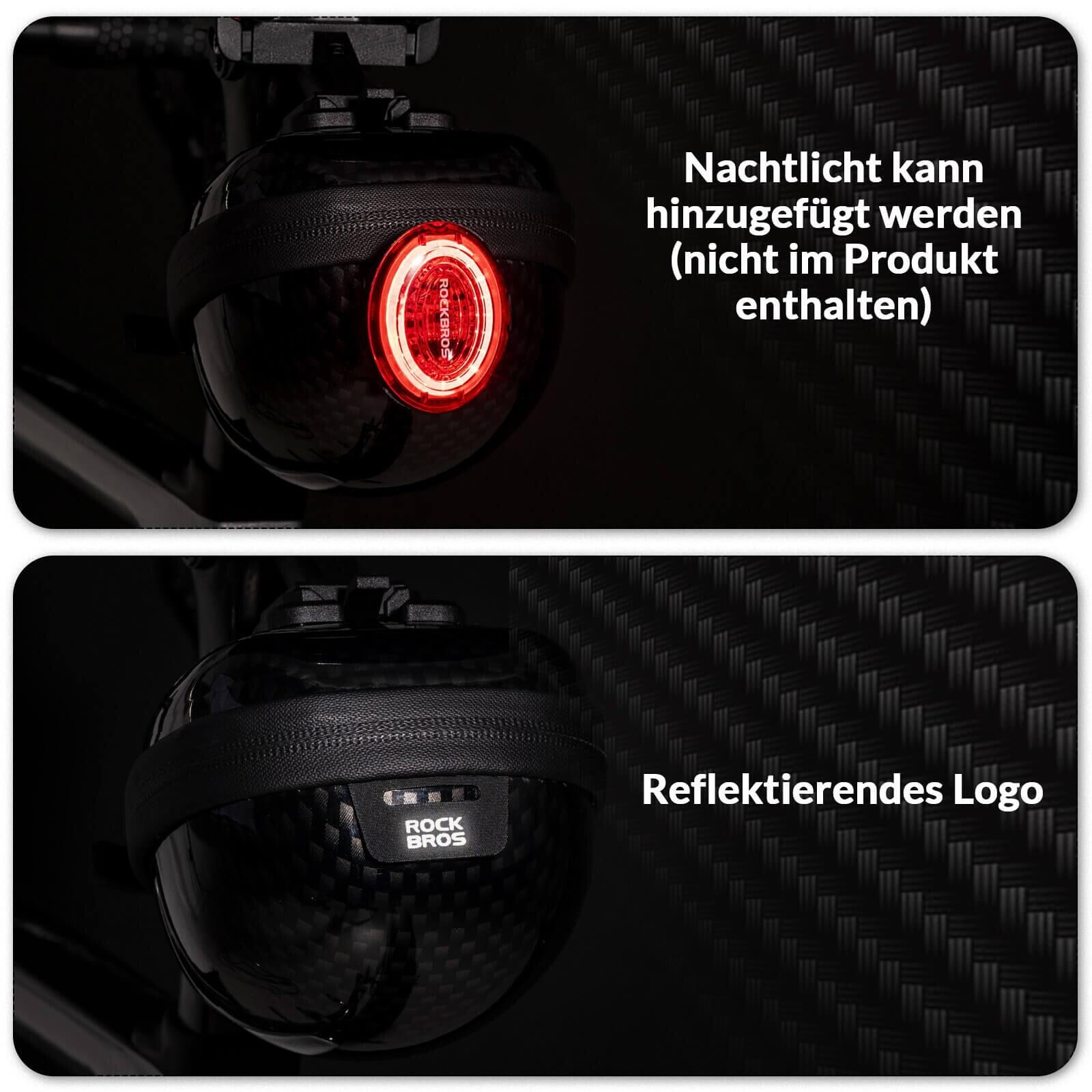 ROCKBROS MINI Ultraleicht Satteltasche Wasserabweisend Fahrradtasche 6/7