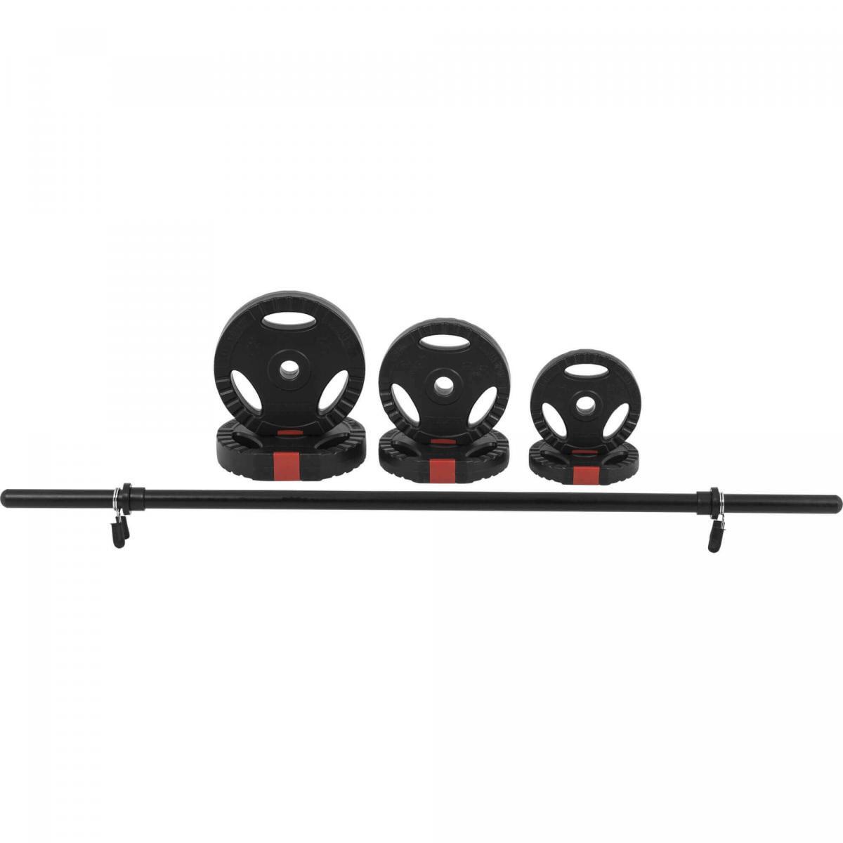 5 KIT HALTÈRES AÉROBIC DE 20KG DISQUES ET BARRES | DIAM 30MM | MUSCULATION 2/7