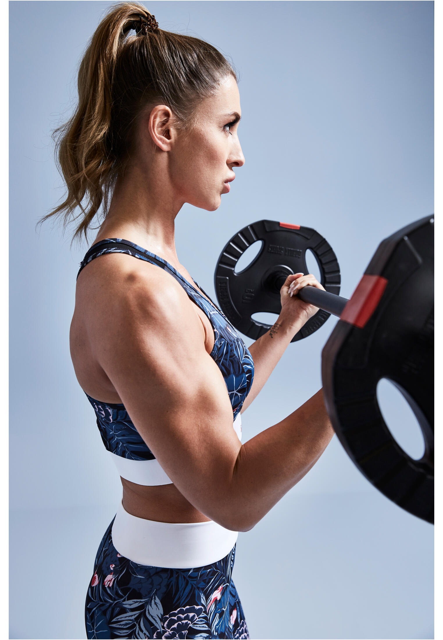 BARRE LEGÈRE 120CM | DIAM 30MM | MAX 60KG |MUSCULATION | STOP DISQUES À RESSORT 6/7