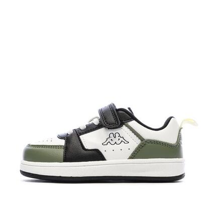 Kappa Shay 1.0 Jungen Sneaker Weiß/Grün mit Logo