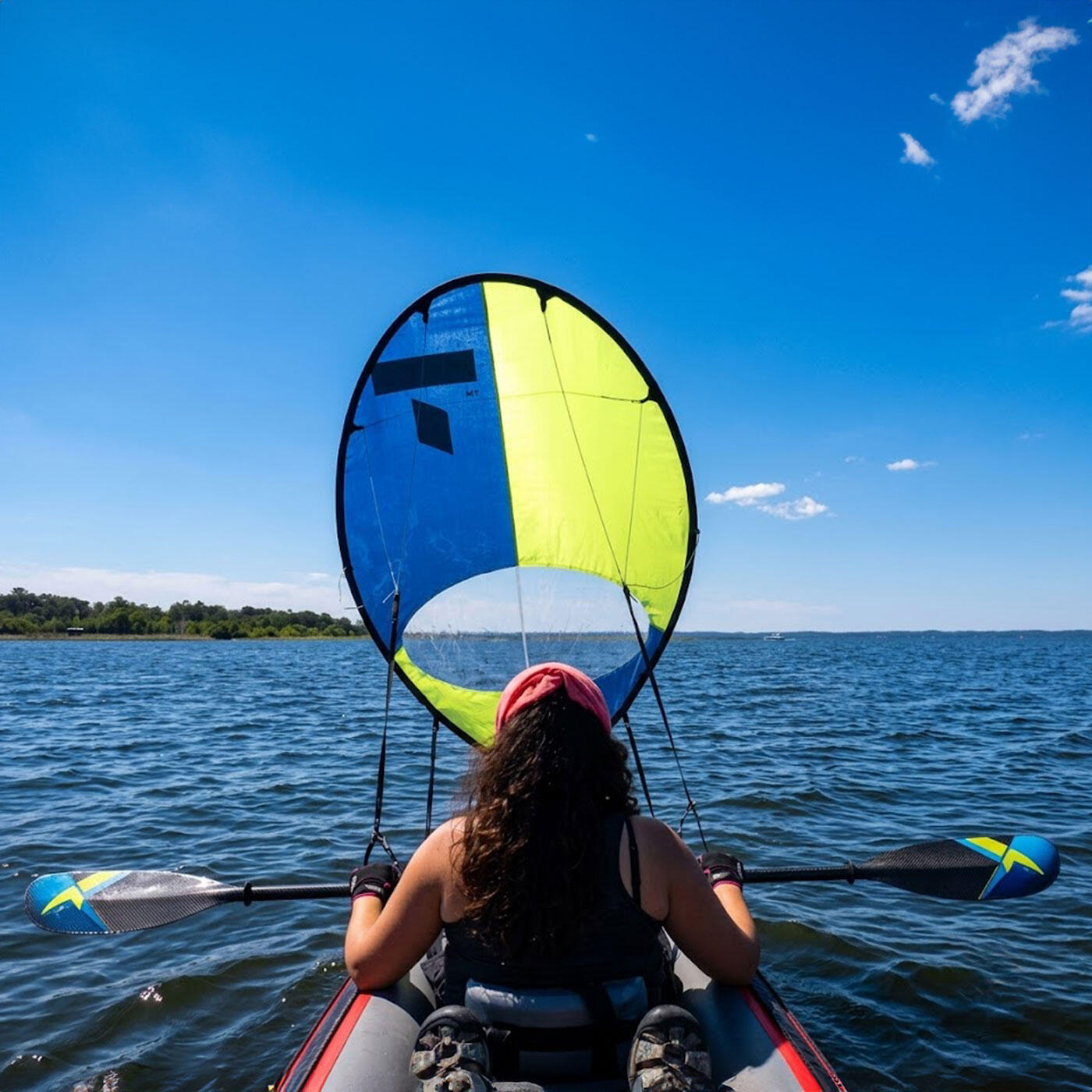 Mini Voile de Kayak Universel – Propulsion Efficace, Légère et Facile à Utiliser 3/4