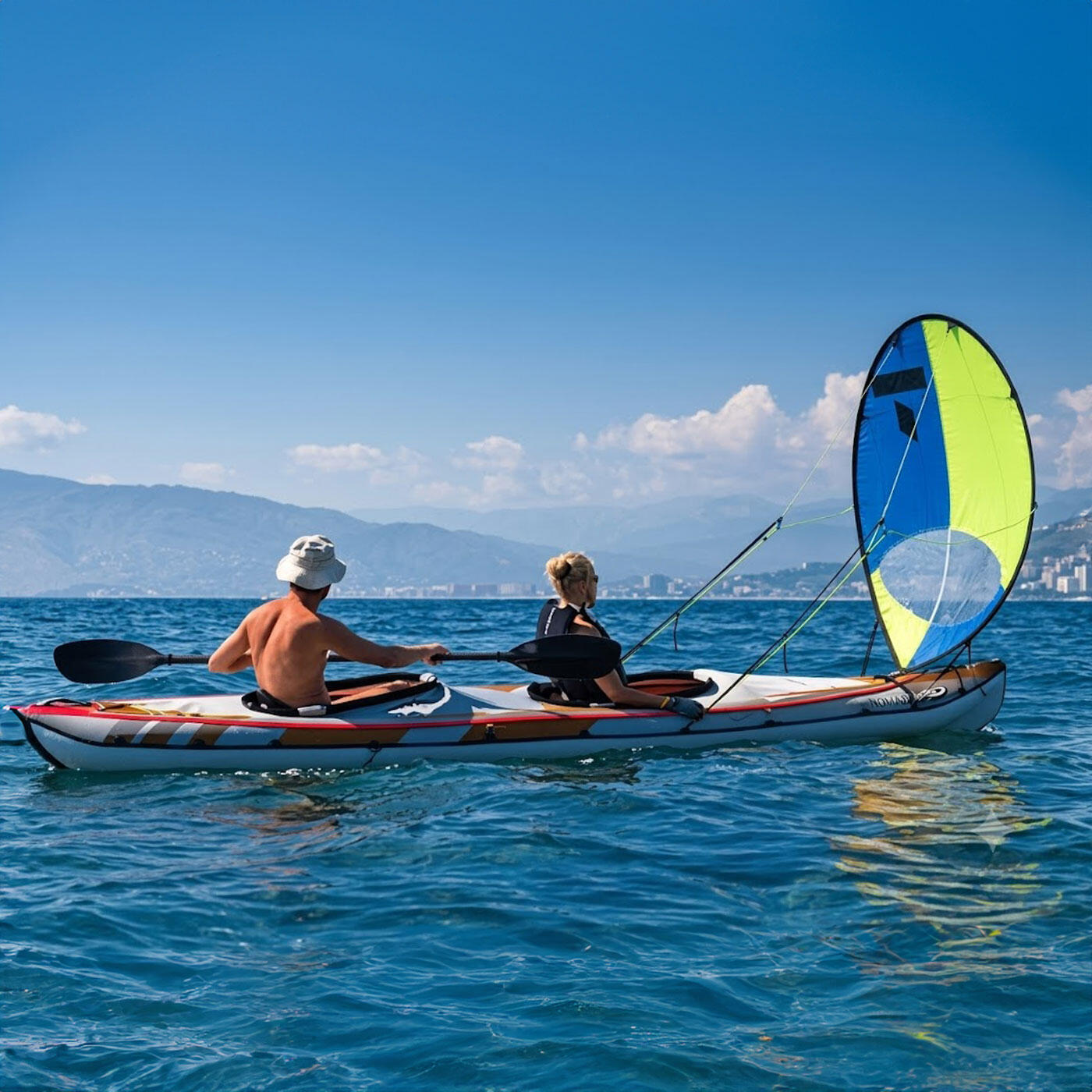 Mini Voile de Kayak Universel – Propulsion Efficace, Légère et Facile à Utiliser 2/4