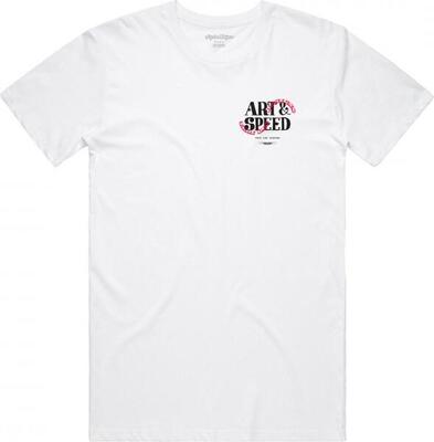 T-shirt met korte mouwen van troy lee designs: pink slips in wit