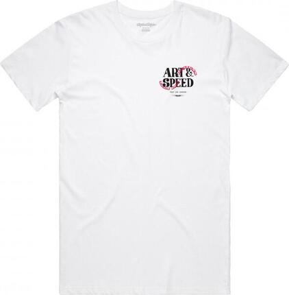 T-shirt met korte mouwen van Troy Lee Designs: Pink Slips in wit