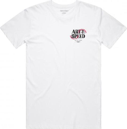 T-shirt met korte mouwen van Troy Lee Designs: Pink Slips in wit