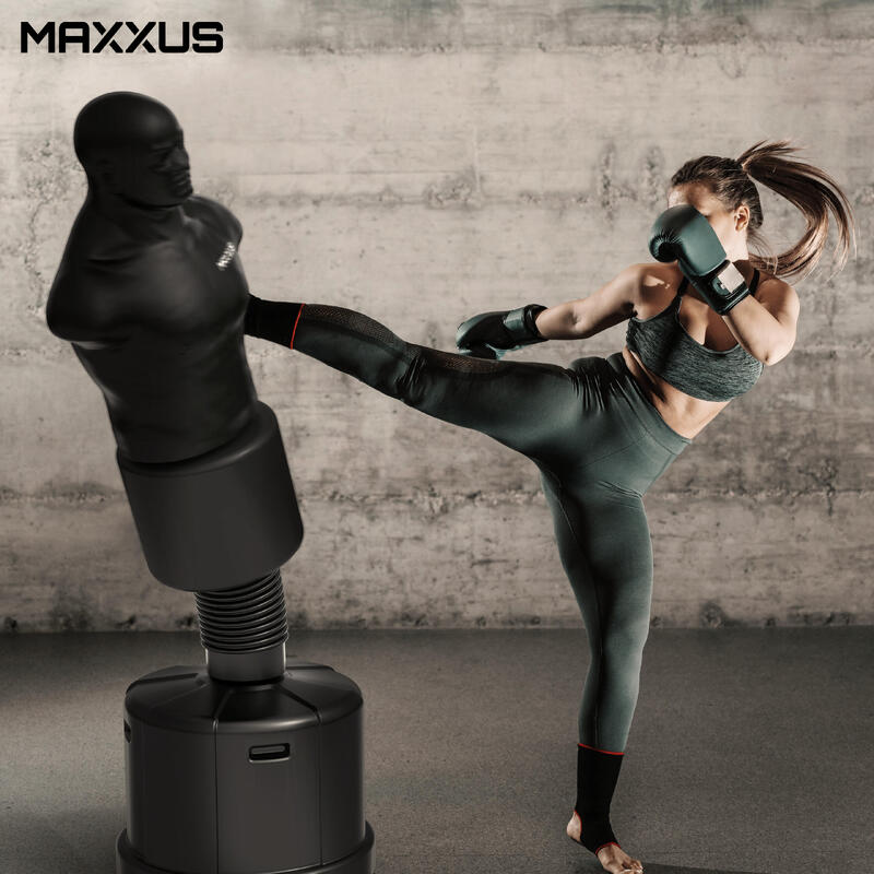 Sac de box, manechin de box PRO FIGHTER, negru, Maxxus