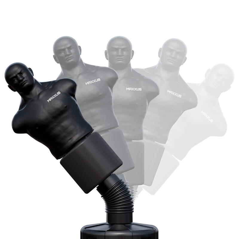 Sac de box, manechin de box PRO FIGHTER, negru, Maxxus