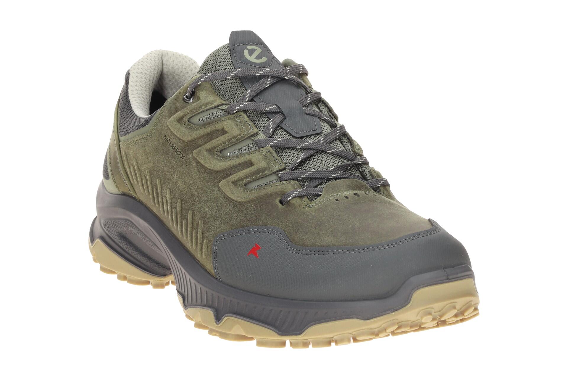 Ecco Receptor Schuhe grün olive Herren Waterproof 854314 3/7