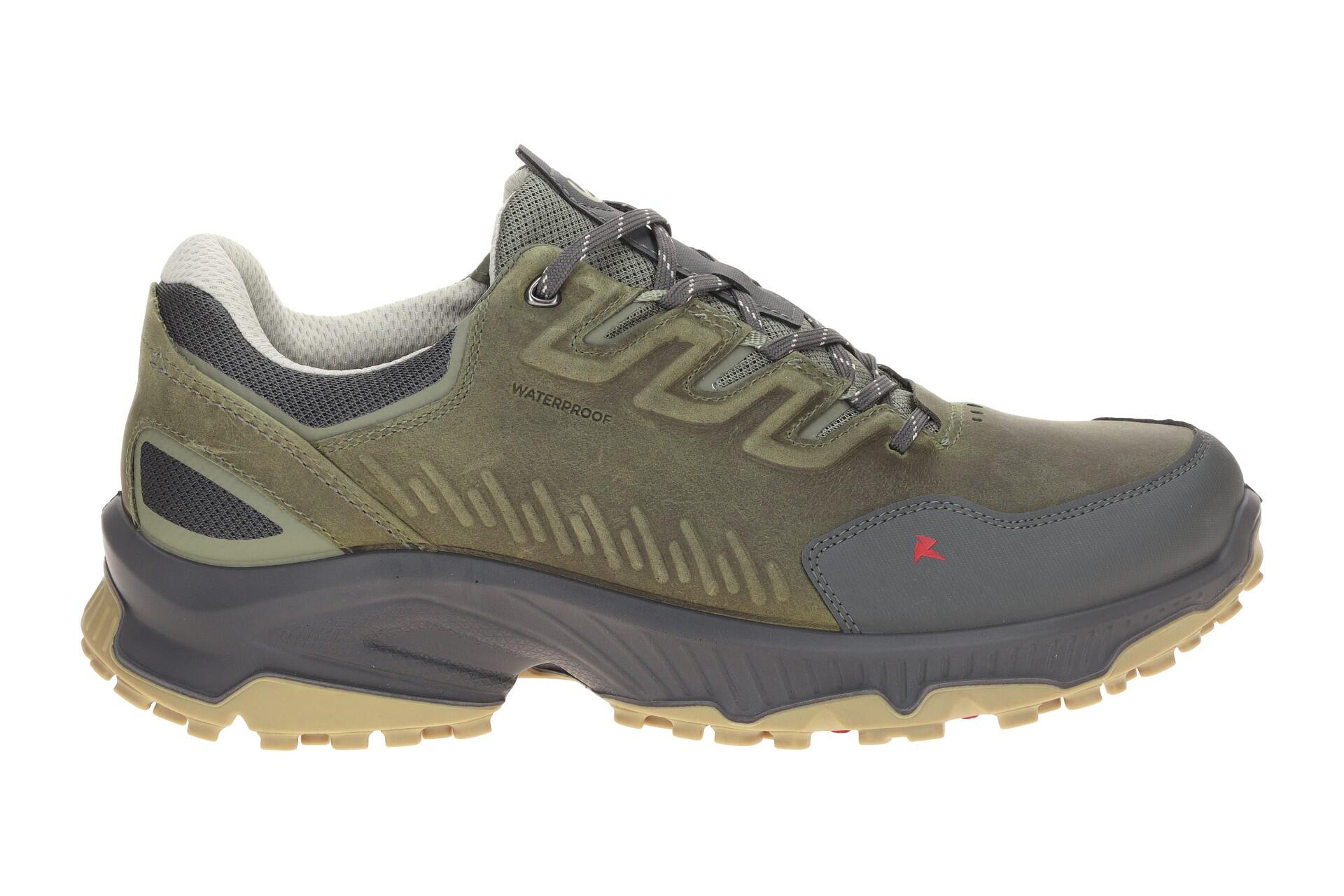 Ecco Receptor Schuhe grün olive Herren Waterproof 854314 2/7