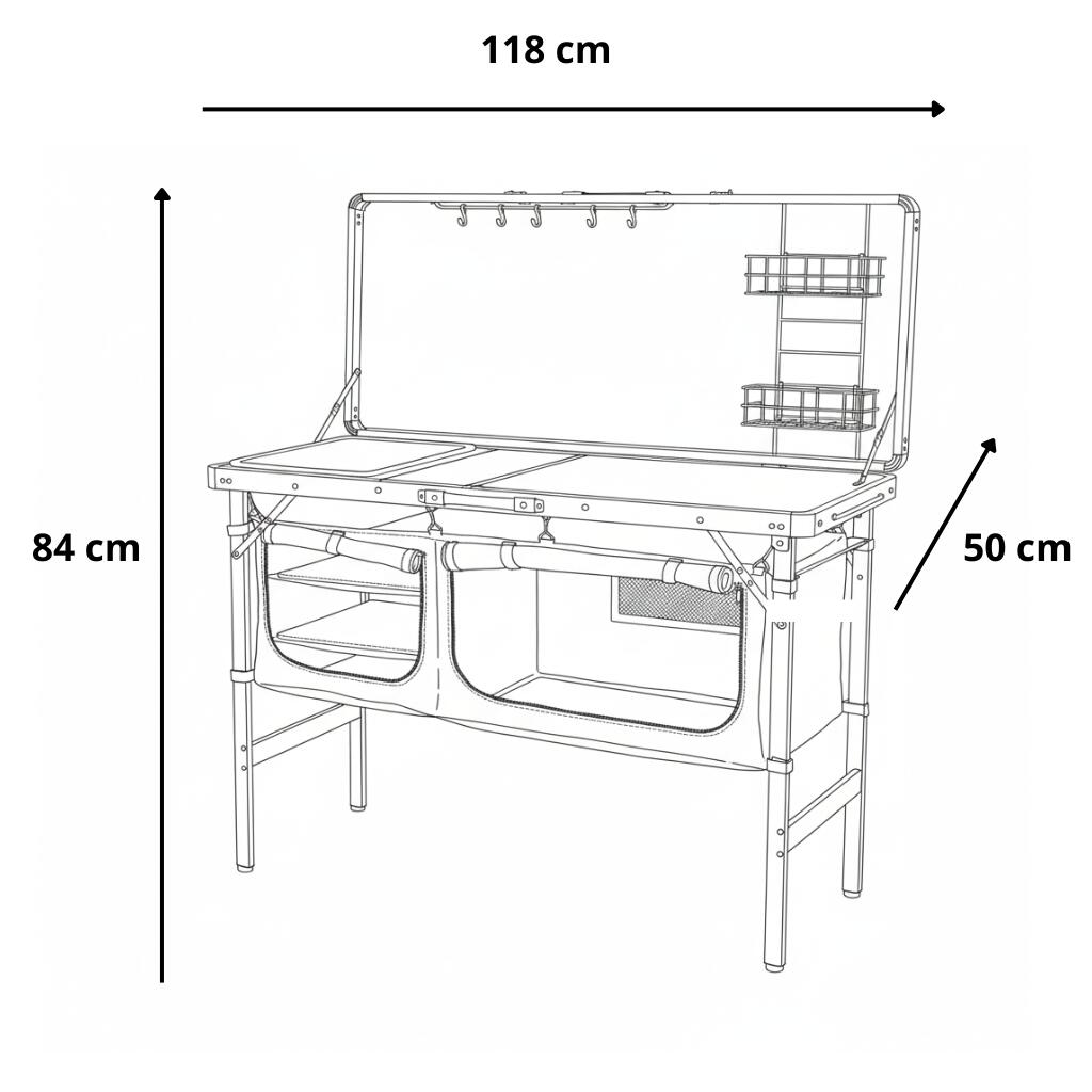 Meuble de cuisine pliant - Trigano 7/7