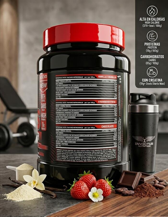 HARD MASS  Voluminizador sabor fresa 2kg 2/2