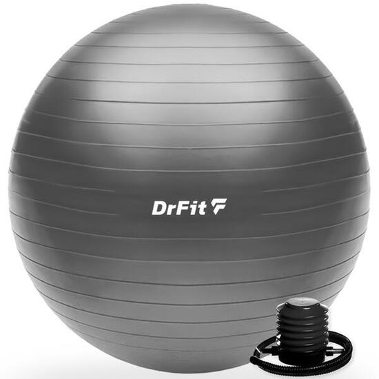 Piłka gimnastyczna gym ball do ćwiczeń gimnastycznych i fitness z pompką DrFit