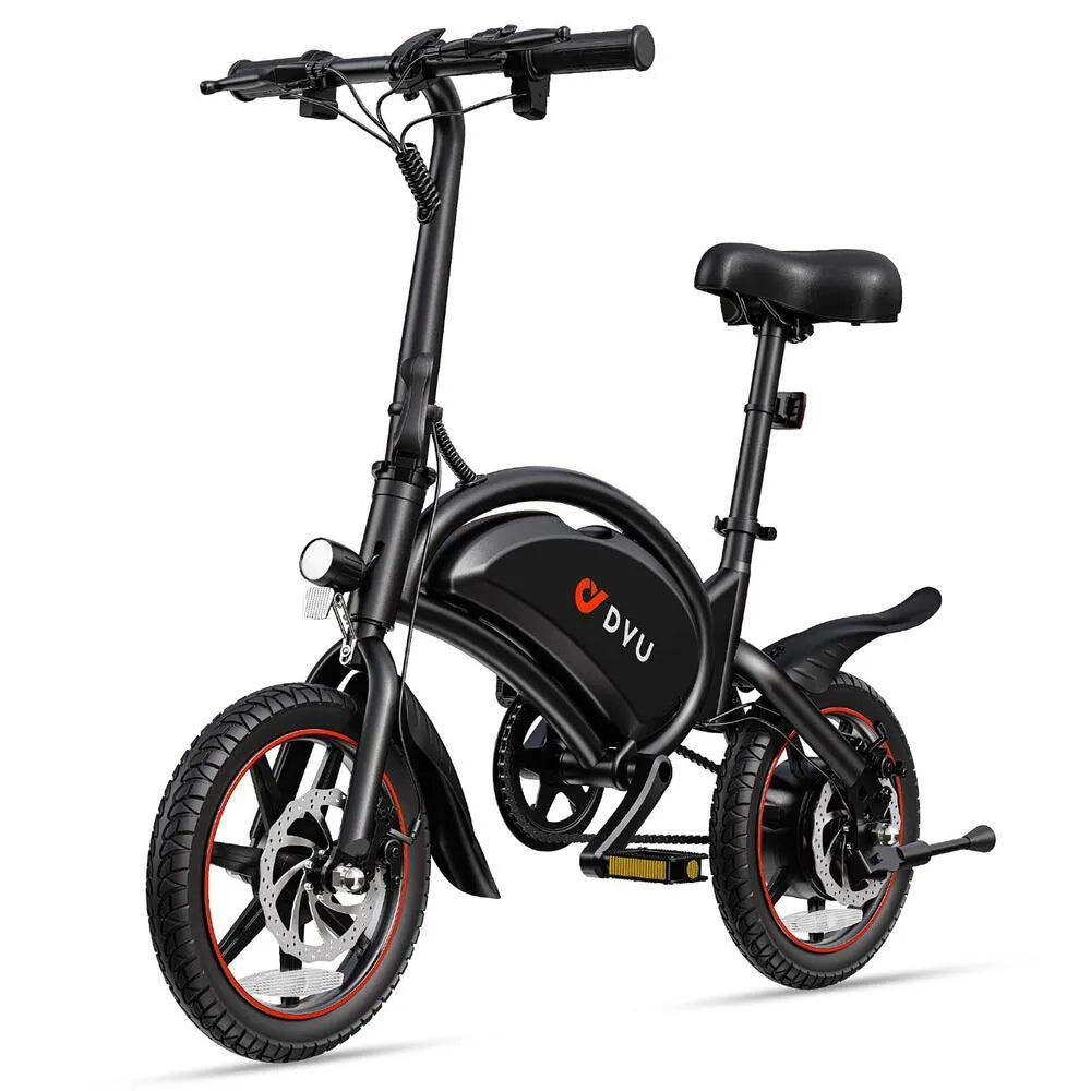 Elektrische opvouwbare fiets 14 inch 250W 17kg schijfremmen D3S 7/7