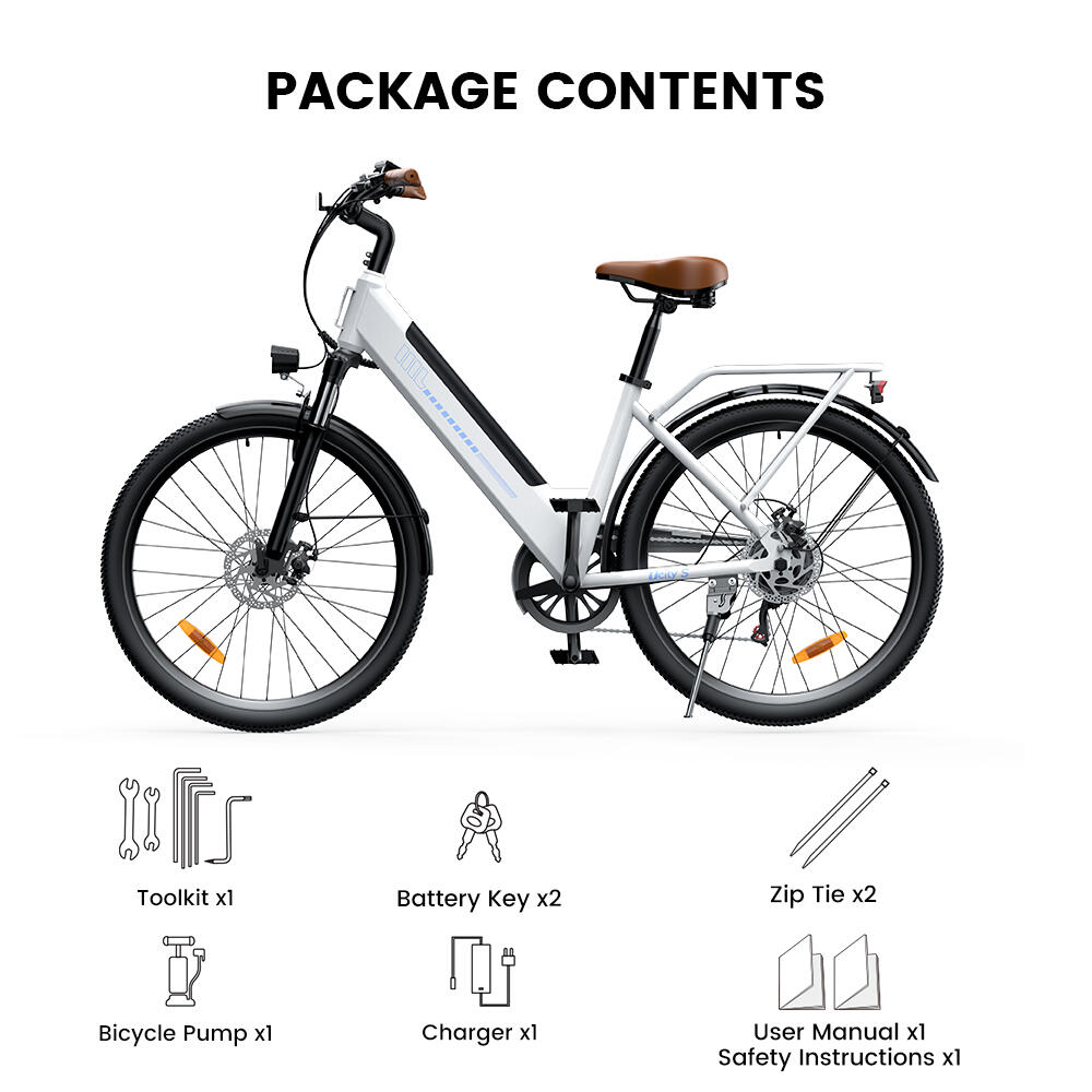 iScooter UcityS elektrische fiets 36V 13Ah 7/7