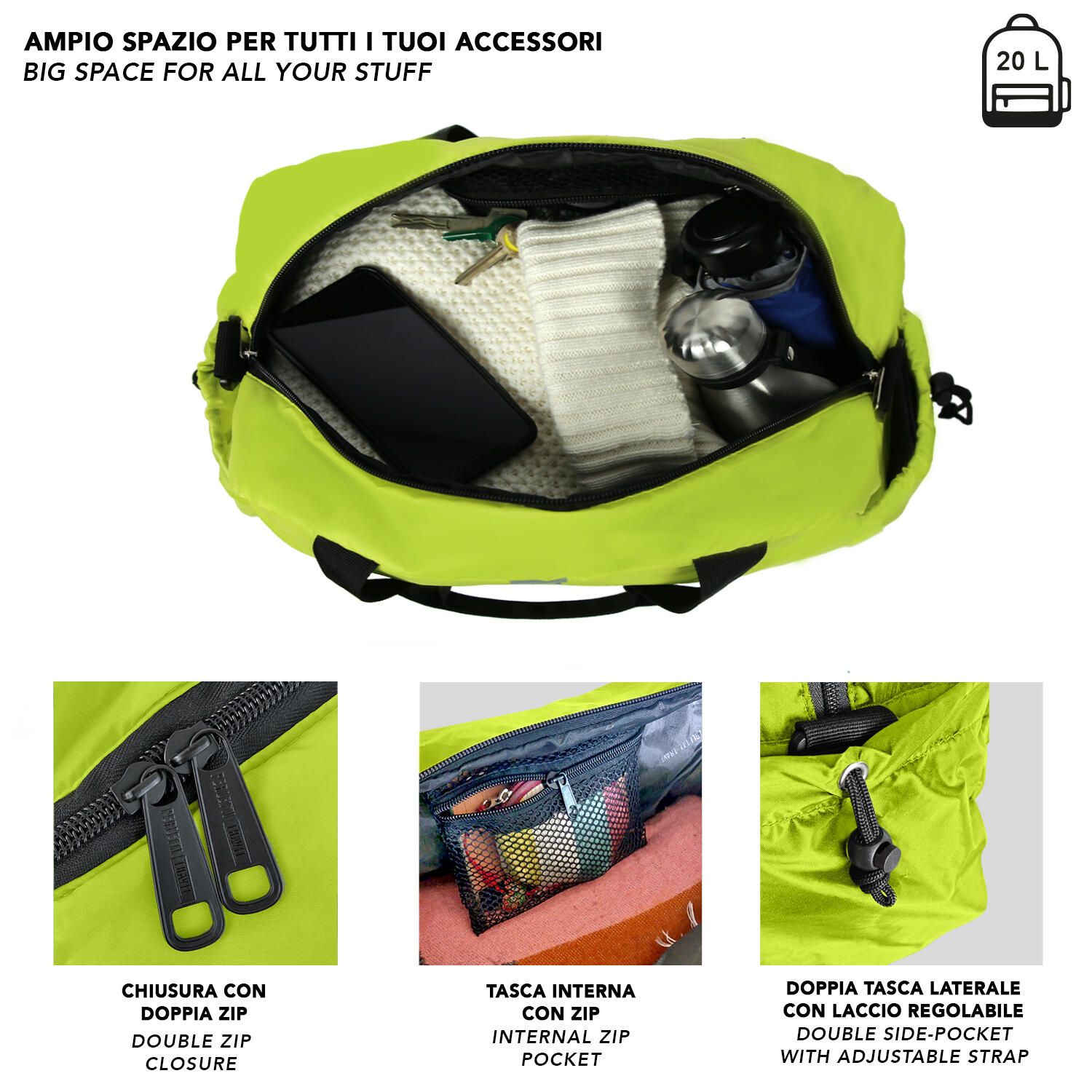 Weekender Bagaglio a Mano 5/7