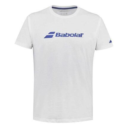 Camiseta Babolat Exercise Blanco Junior
