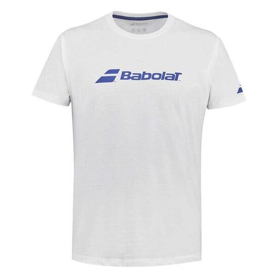 Camiseta Babolat Exercise Blanco Junior
