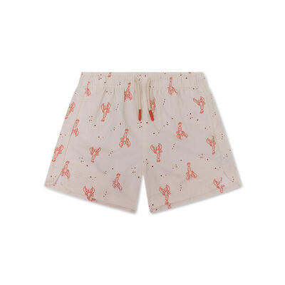 Swim essentials swim shorts - beige/red - little lobster