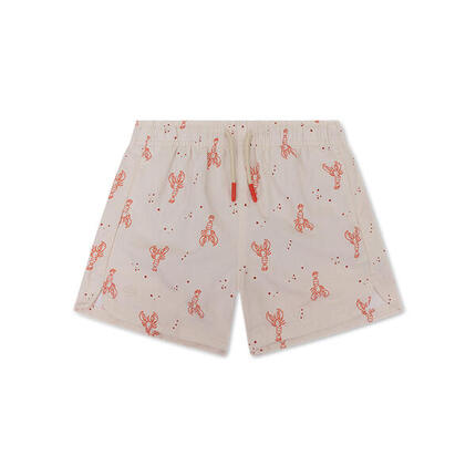 Swim Essentials Swim Shorts - Beige/red - Little Lobster