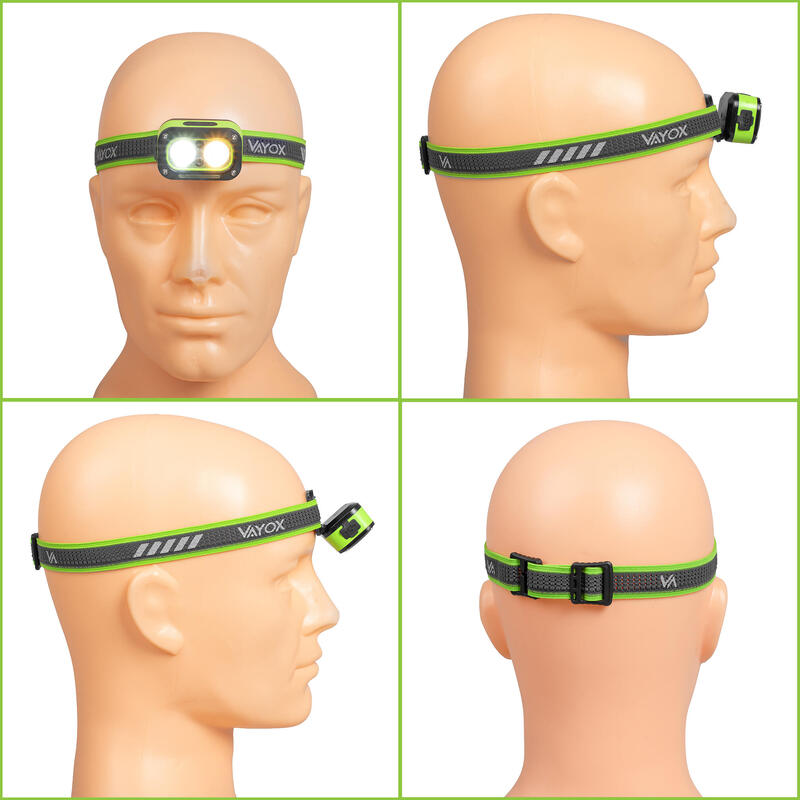 Lanternă frontală Vayox VA0453 220lm reîncărcabilă USB-C